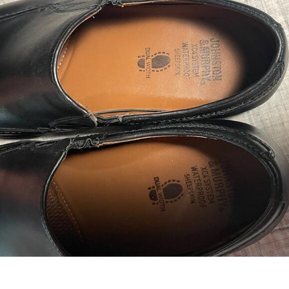 Johnston & Murphy - Men\'s 9M Dress Shoe - XC4 Waterproof Sheep Skin Slip-On -EUC main image 12